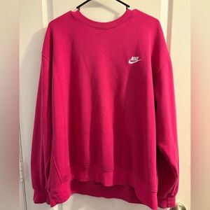 Nike Pink Crew Neck Sweater